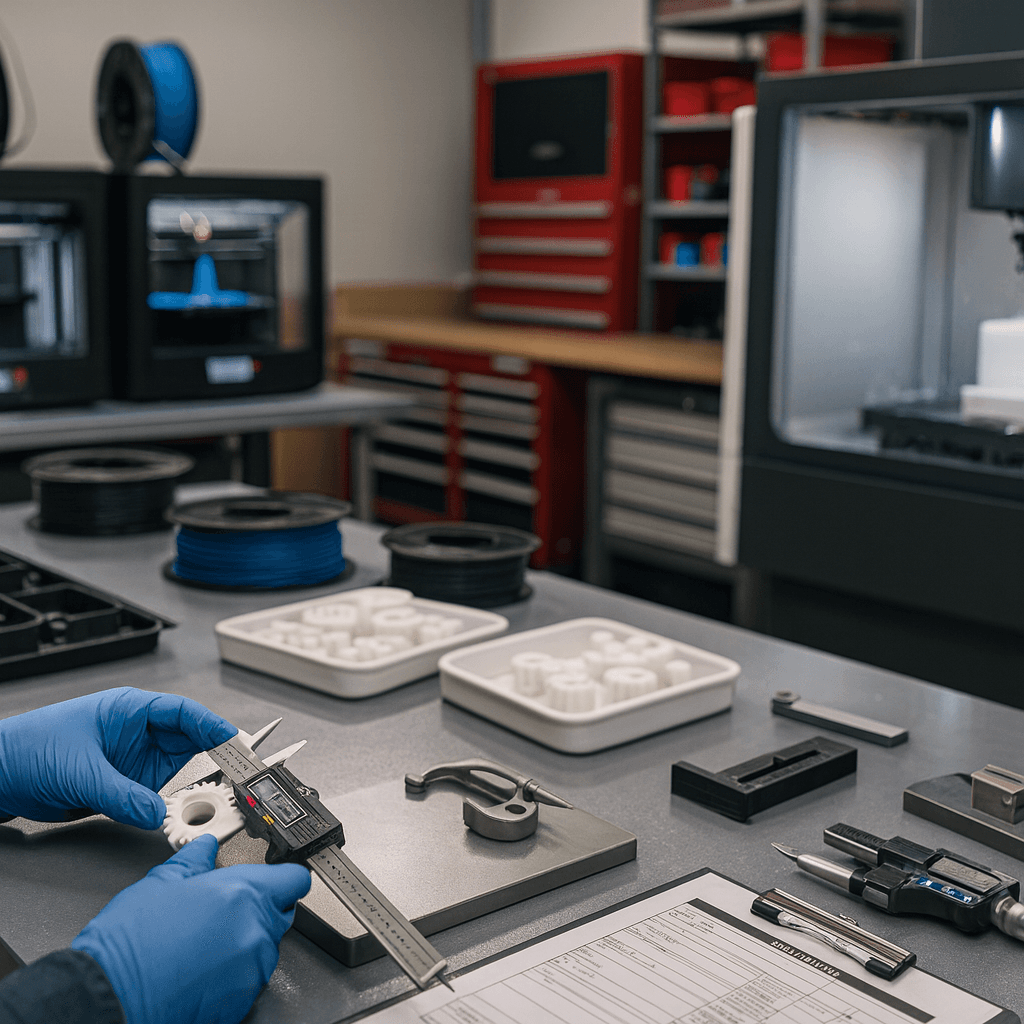 3D printing and plastic machining overview