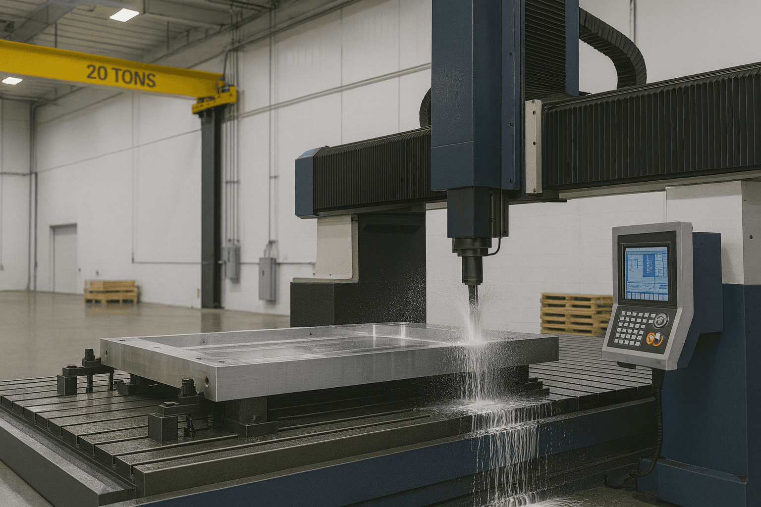 Large-format gantry milling overview