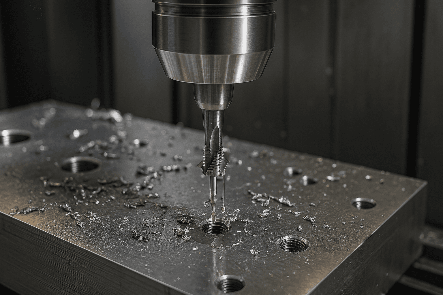 Rigid tapping operation